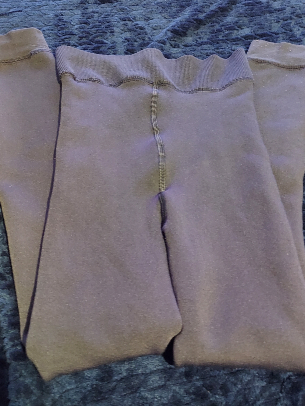 Cozy Grey Gray Fleece-Lined Legging